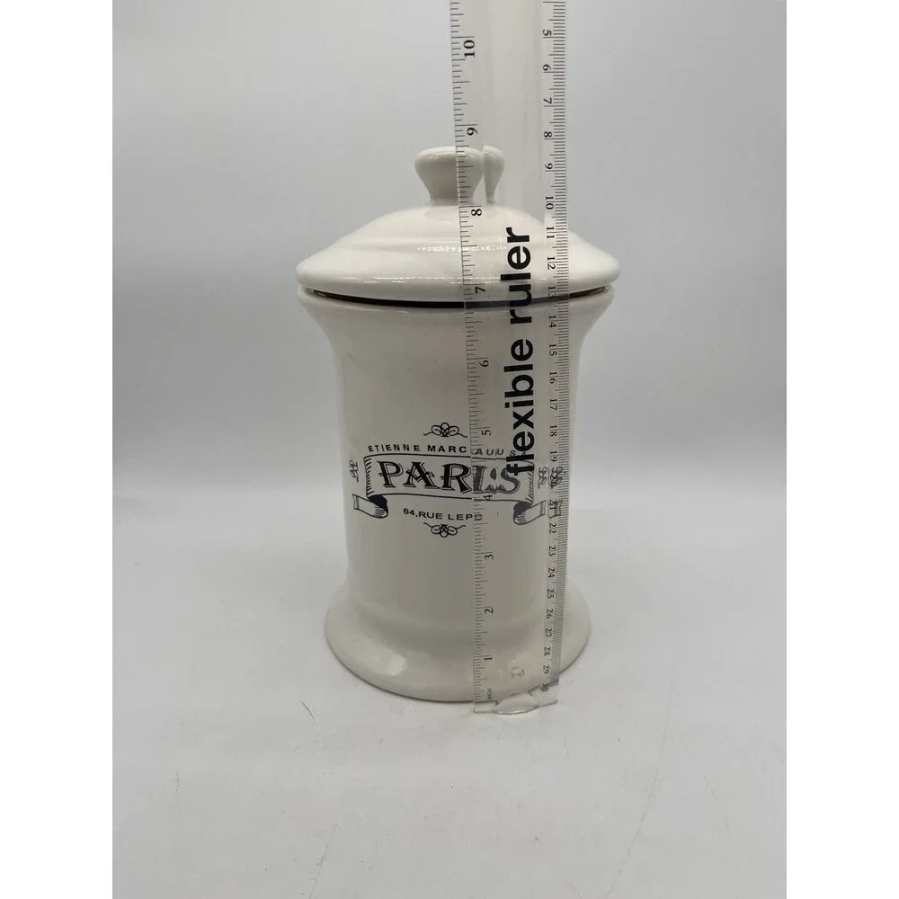 Etienne Marceau Paris 64 Rue Lepic Canister With Lid Designpac Black